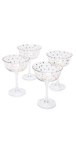 Rosanna, Inc. Soiree Fluted Glass Set