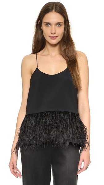 Tibi Feather Tank