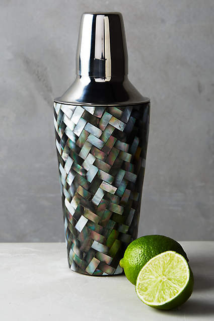 Urban Outfitters Tiled Nacre Cocktail Shaker