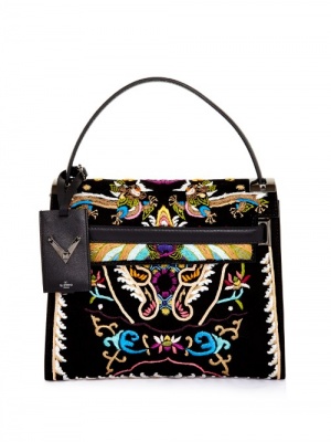 Valentino My Rockstud Embroidered Tote