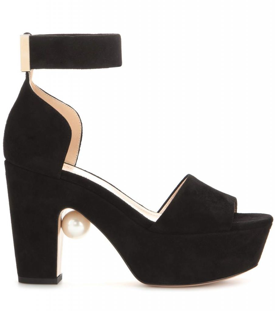 Nicholas Kirkwood Maya Suede Platform Sandals